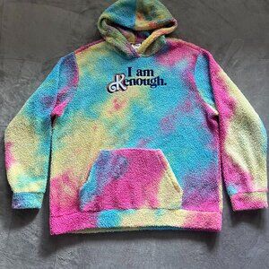 Barbie Movie Ken “I Am Kenough” Rainbow Sherpa Hoodie XXL